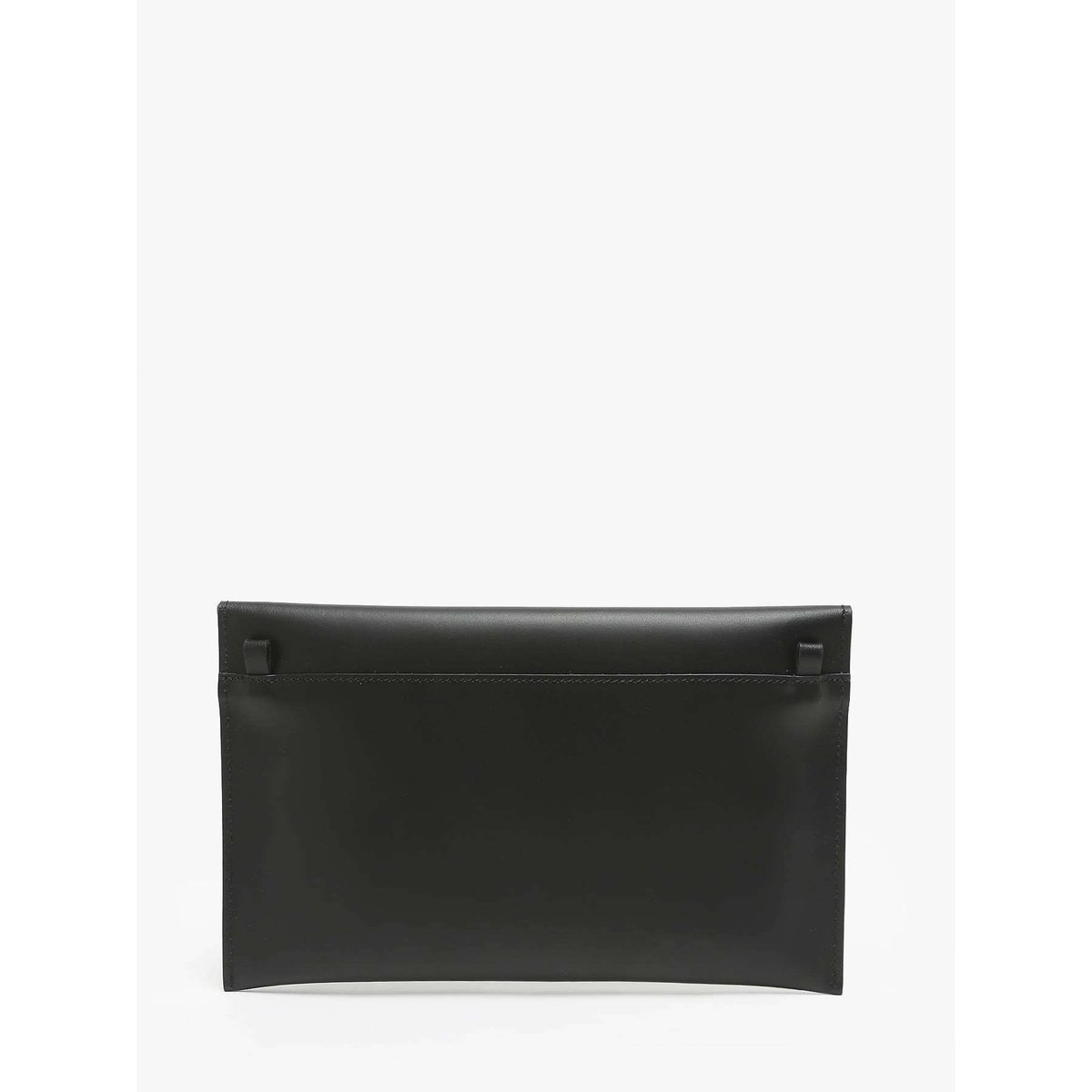 Pochette de soirée L Paddock cuir noir, ETRIER
