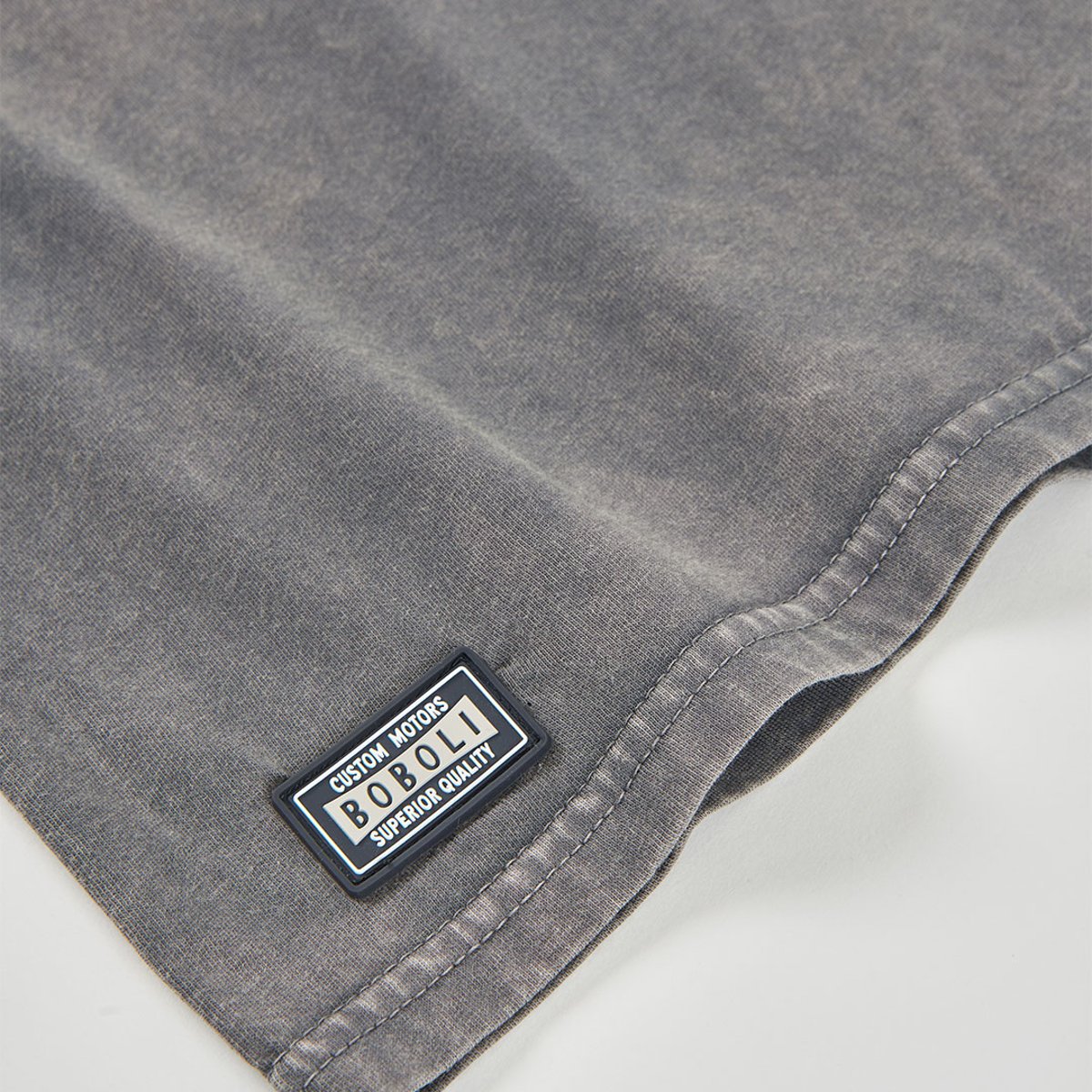 T-shirt garçon coton gris, BOBOLI