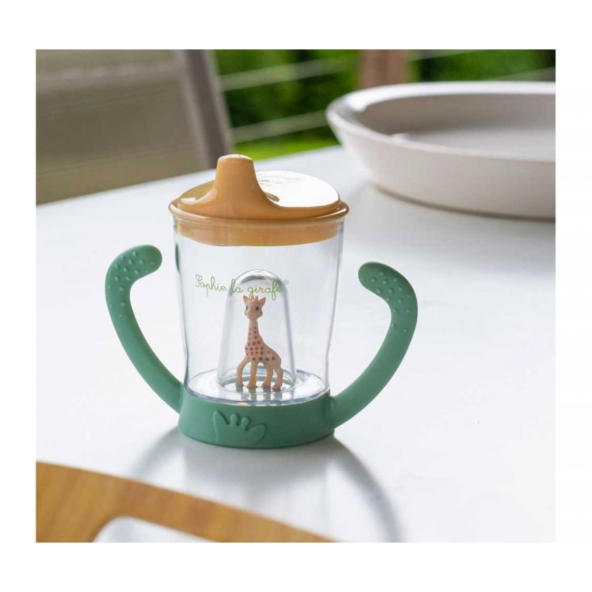 Tasse anti-fuite mascotte transparent, VULLI