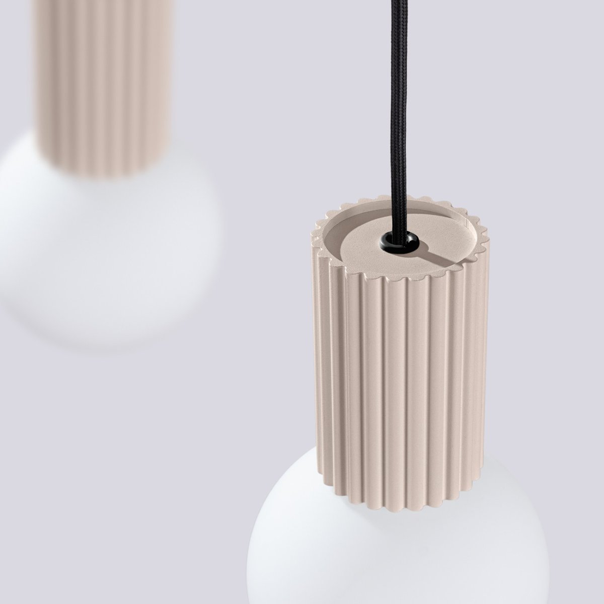 Suspension Aluminium Taupe G9 2 Halo taupe, EDEN