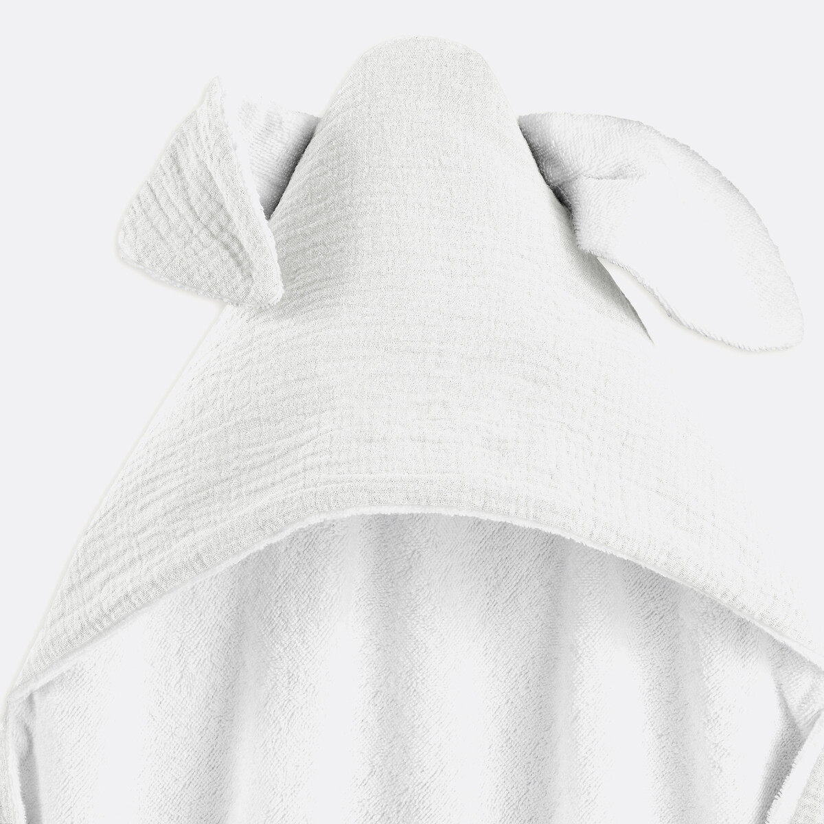 Capa de baño de gasa de algodón 380 g/m2, Kumla blanco, LA REDOUTE INTERIEURS