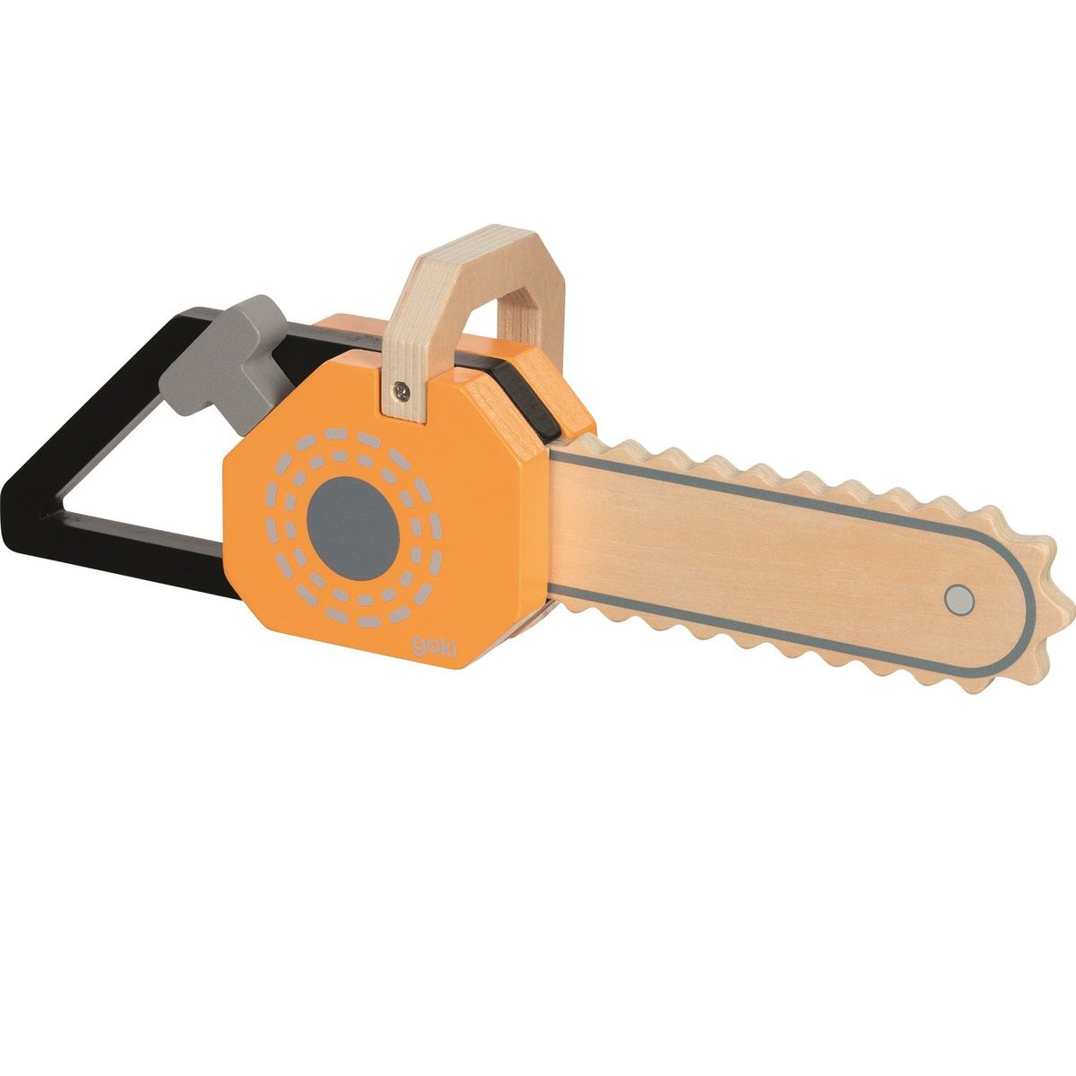 Tronçonneuse en bois sonore orange, GOKI