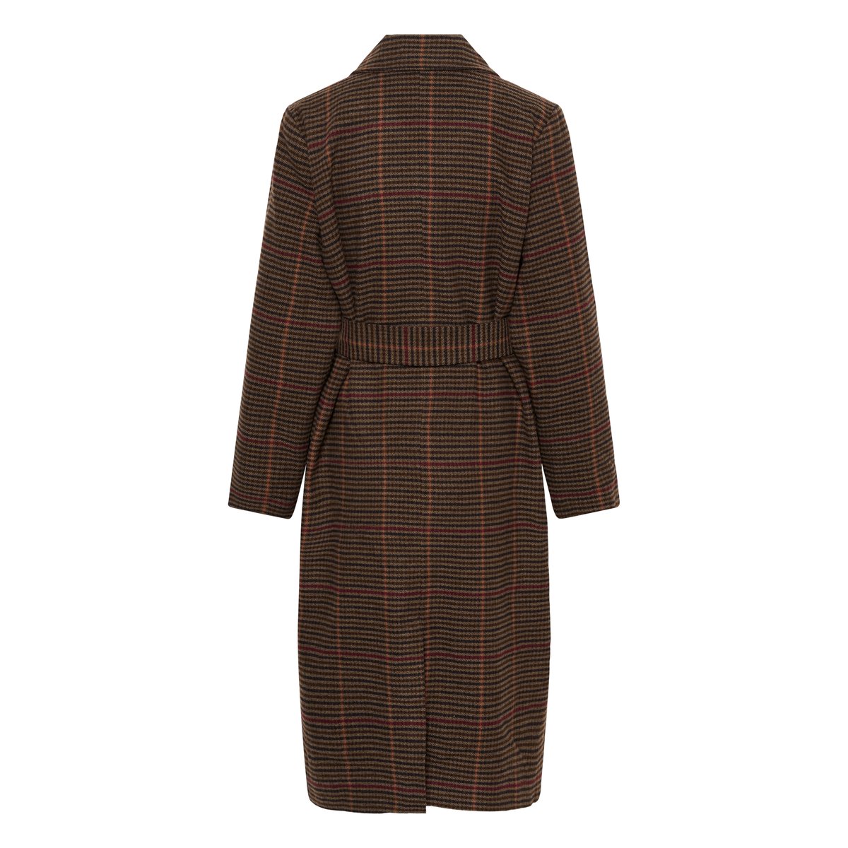 Manteau marron brown/multi check, KAFFE