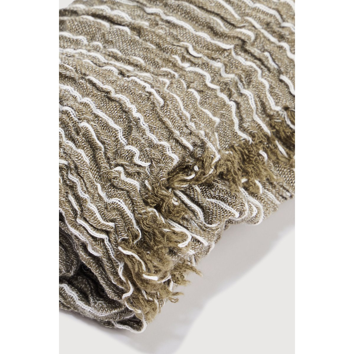Foulard plissé gris, BONOBO