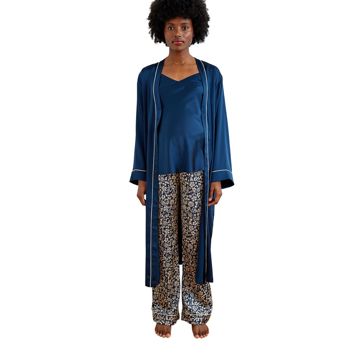 Ensemble 3 pièces homewear Before and After marine, VERTBAUDET