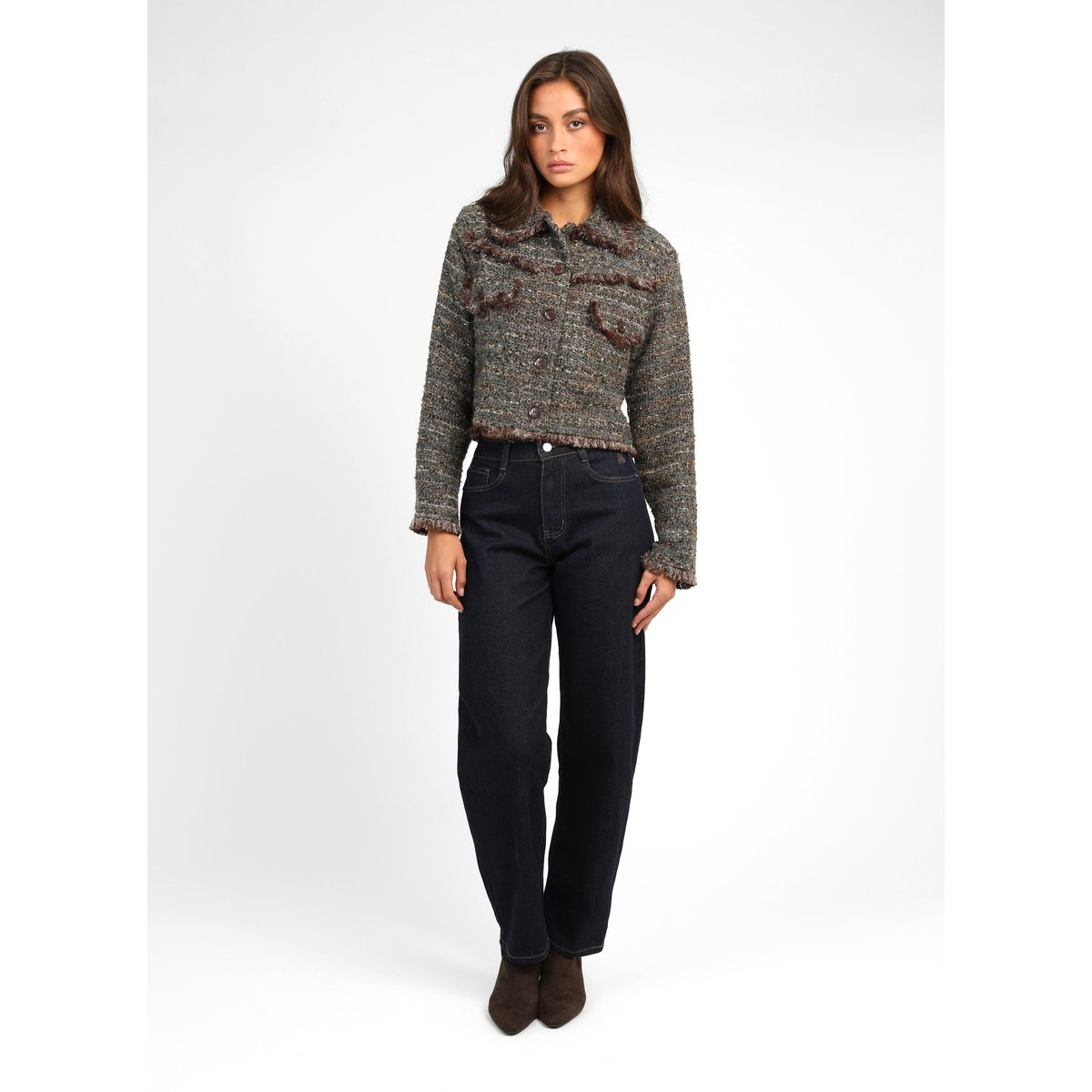 Veste CRISTIANI chocolat, AN'GE