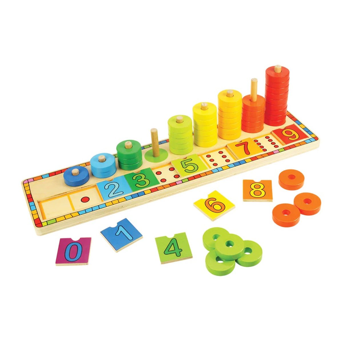 Jeu pour apprendre à compter beige, BIGJIGS