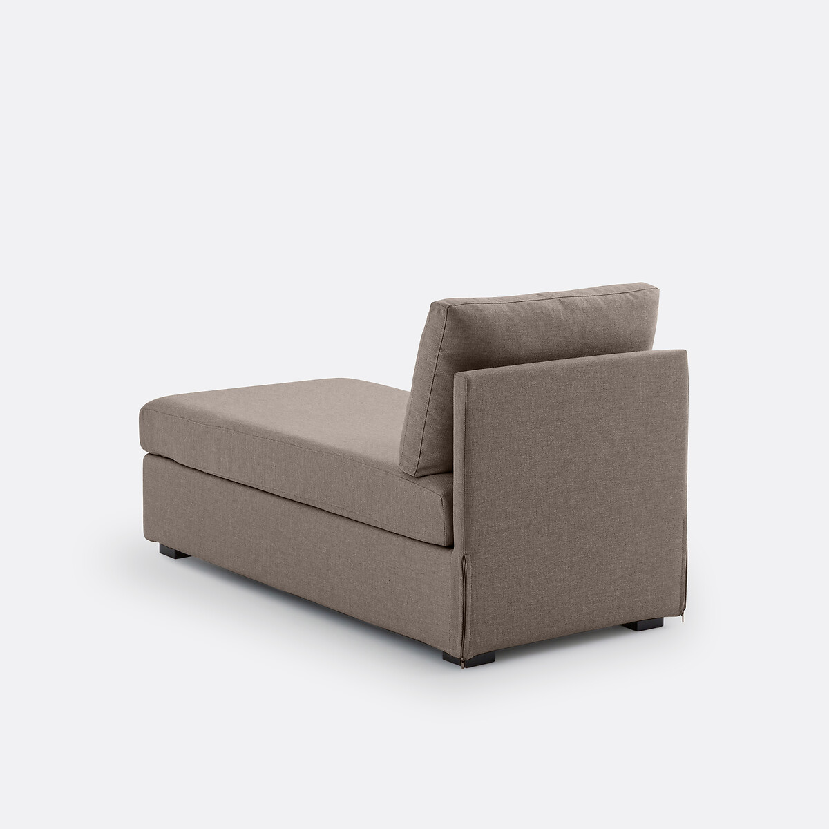 Mêlee longchair, superieur comfort, Robin taupe , SO'HOME