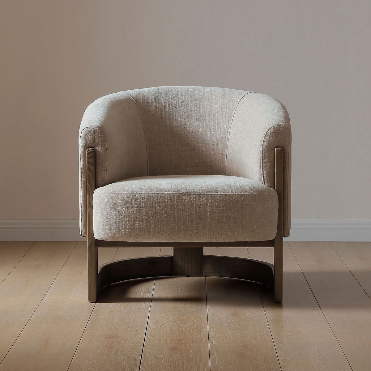 Leland Curve Chenille Tub Chair light taupe, ÉDITÉ