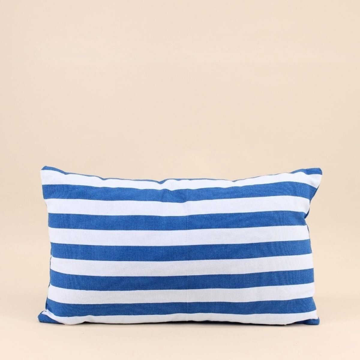 Coussin rayé 30x50cm bleu, ORNAMI