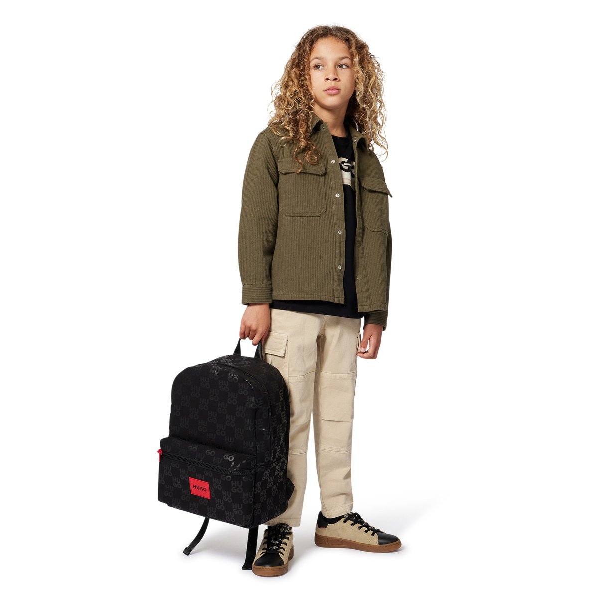 Chemise en velure côtelée kalamata, HUGO KIDSWEAR