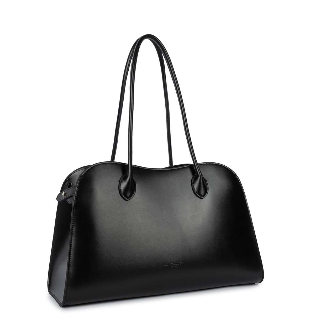 Grand sac cabas épaule BOX HOPPER noir, LANCASTER