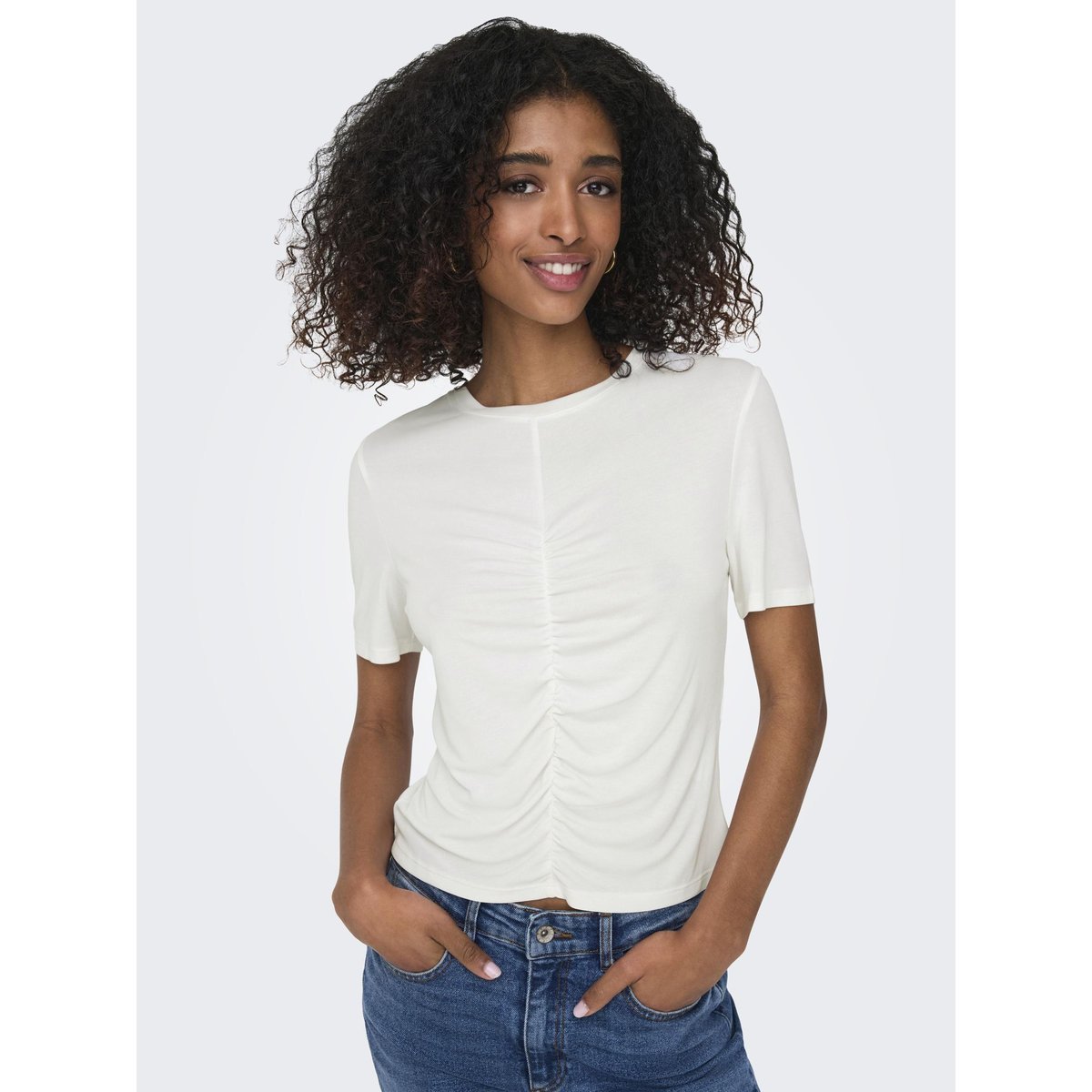 T-Shirt cloud dancer, ONLY