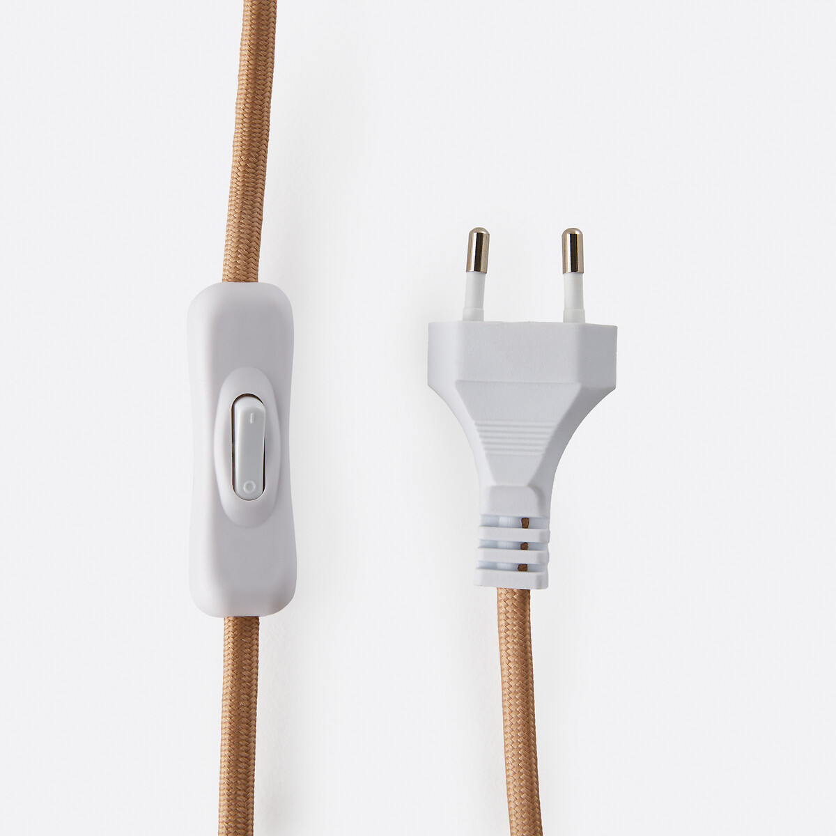 Lampe à poser céramique et lin, Dehen vieux rose, LA REDOUTE INTERIEURS