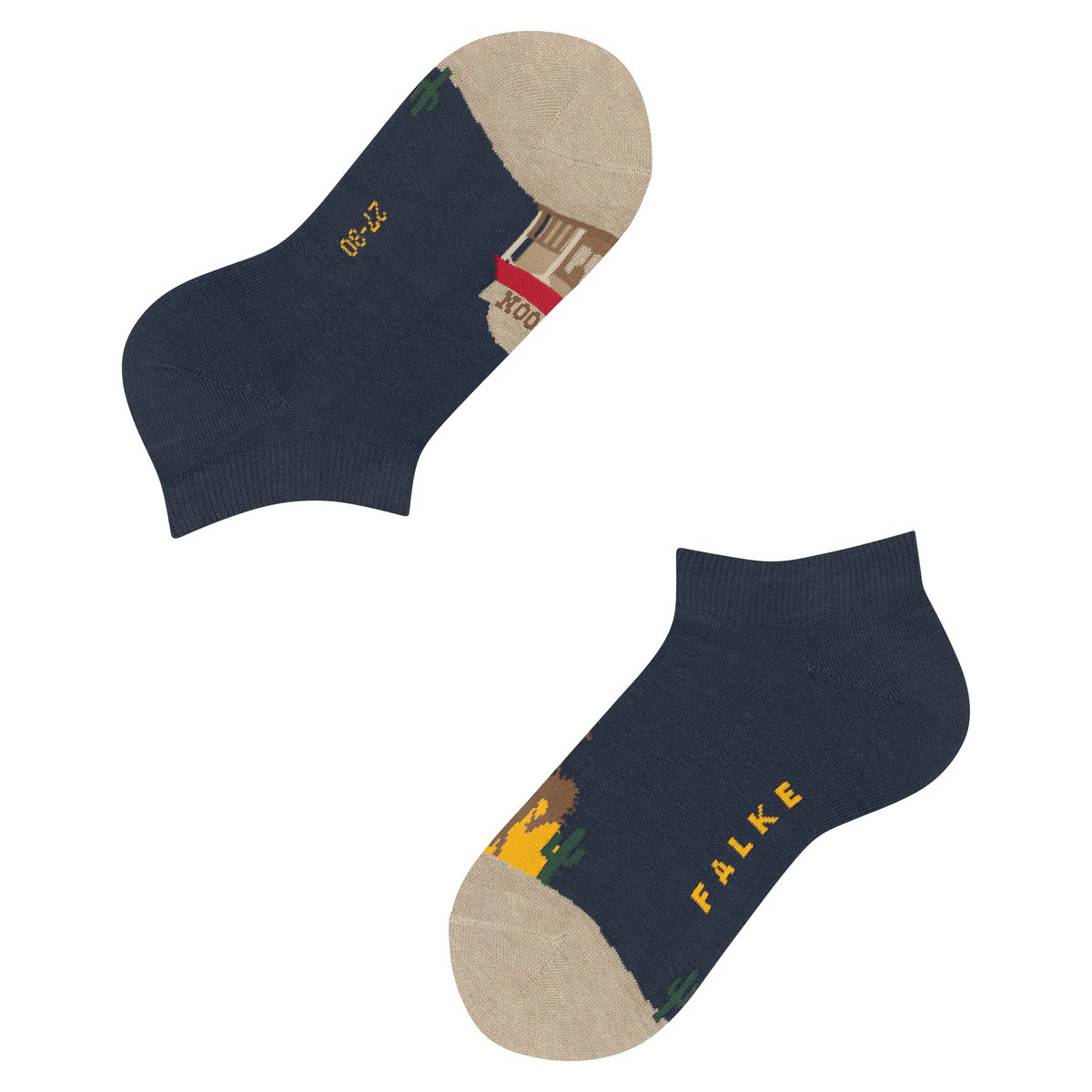 Socquettes Wild West space bleu, FALKE