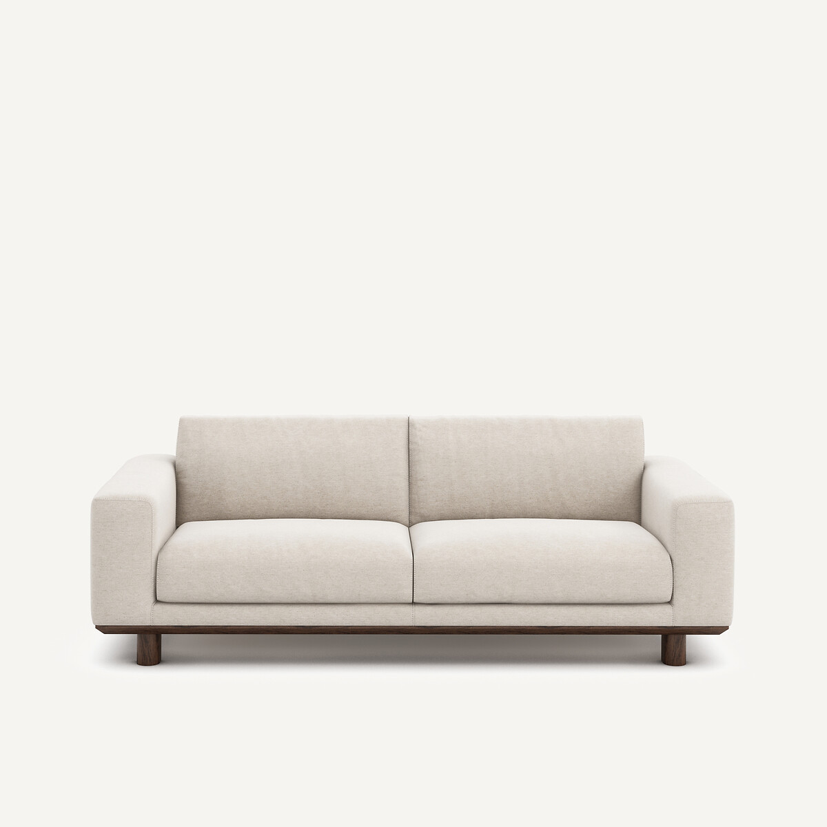 3- oder 4-Sitzer-Sofa, aus meliertem Canvas, CEREA elfenbein, AM.PM
