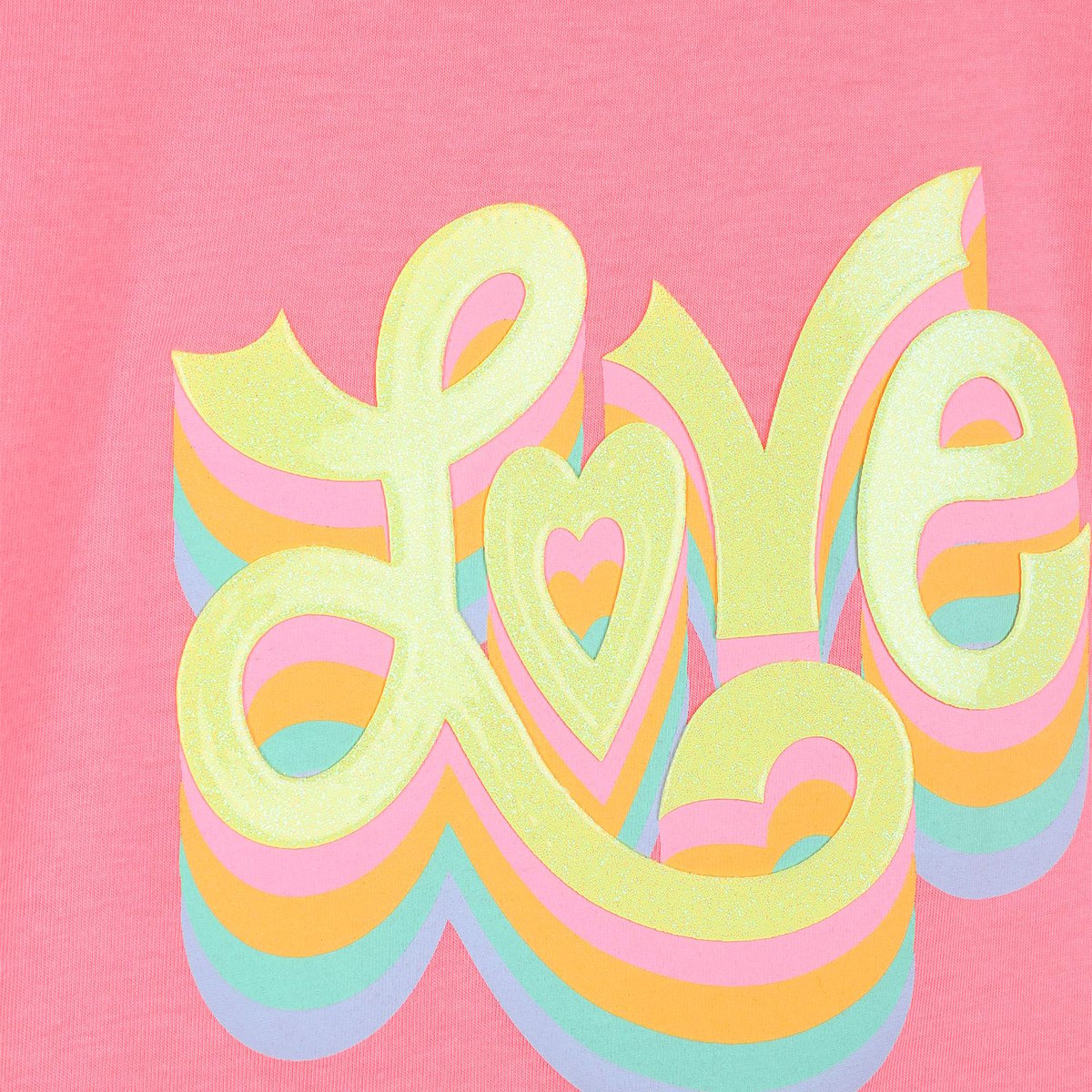 Tee-shirt manches courtes rose fluo, BILLIEBLUSH