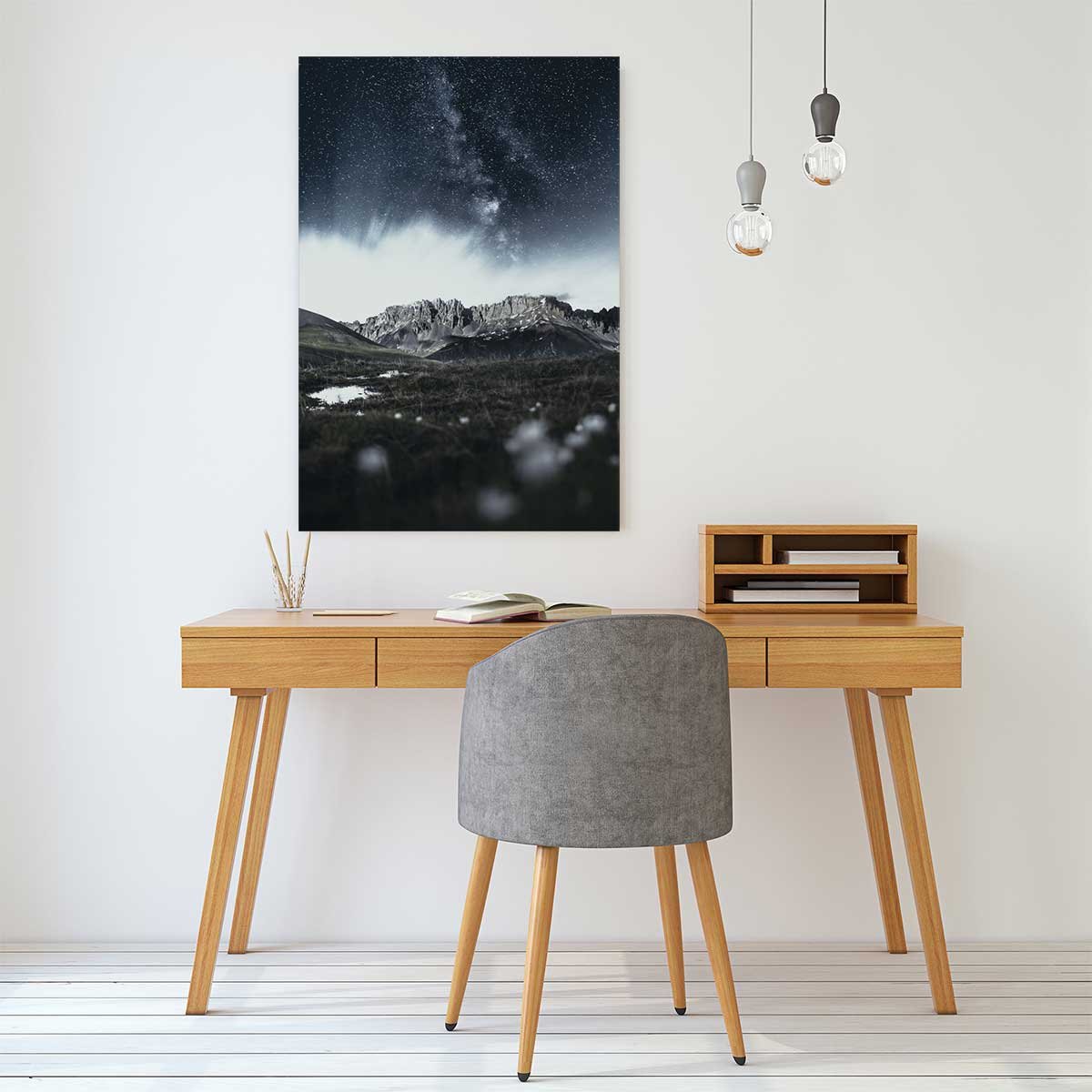 Tableau la tête dans les etoiles tableau alu dibond, HEXOA