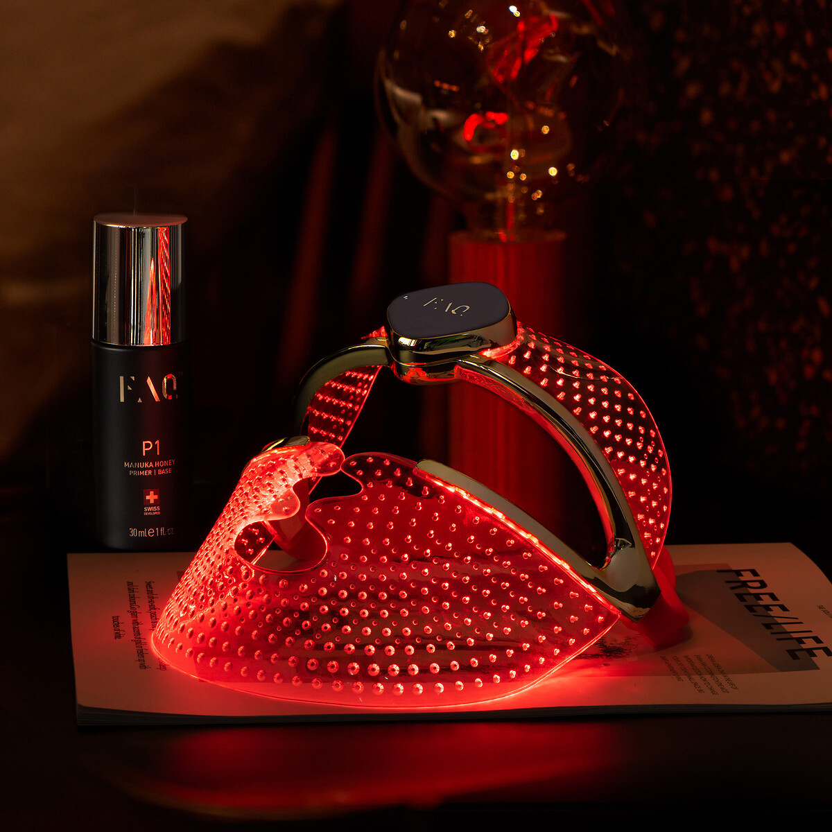 Masque led visage FAQ 201 transparent, FOREO