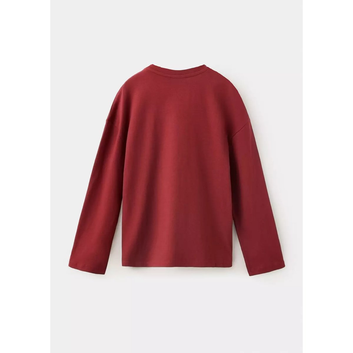T-shirt coton fleurs en crochet rouge, MANGO KIDS