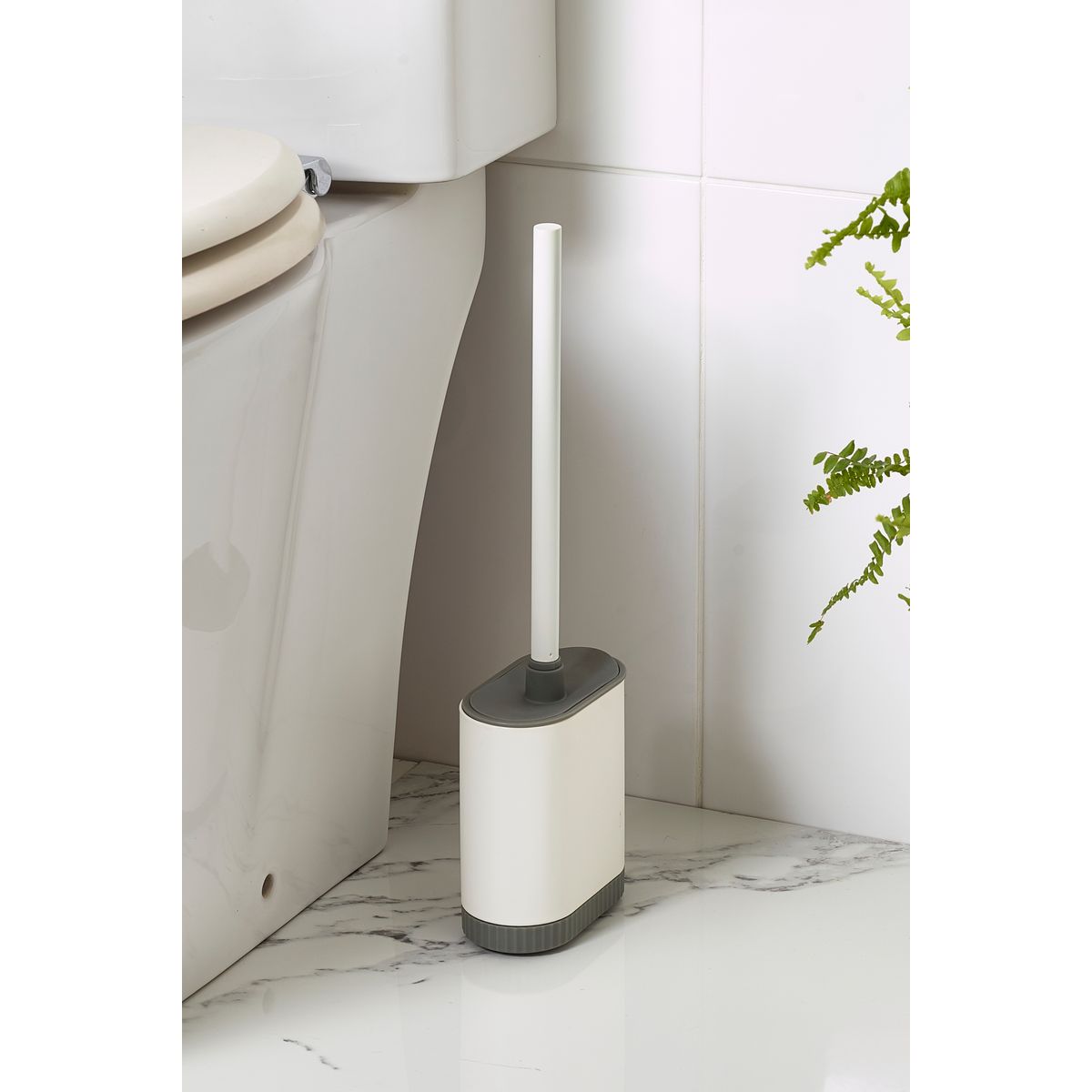 Brosse wc épurée blanc, NEXT
