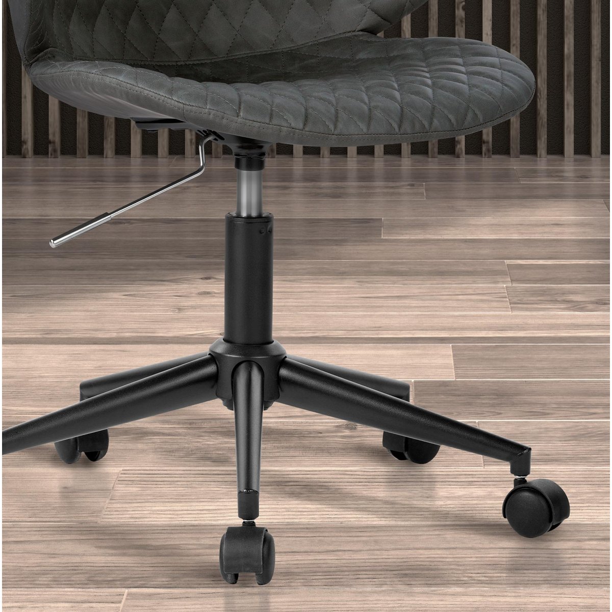 Fauteuil de bureau à roulettes, ZOE gris, HISPANOHOGAR