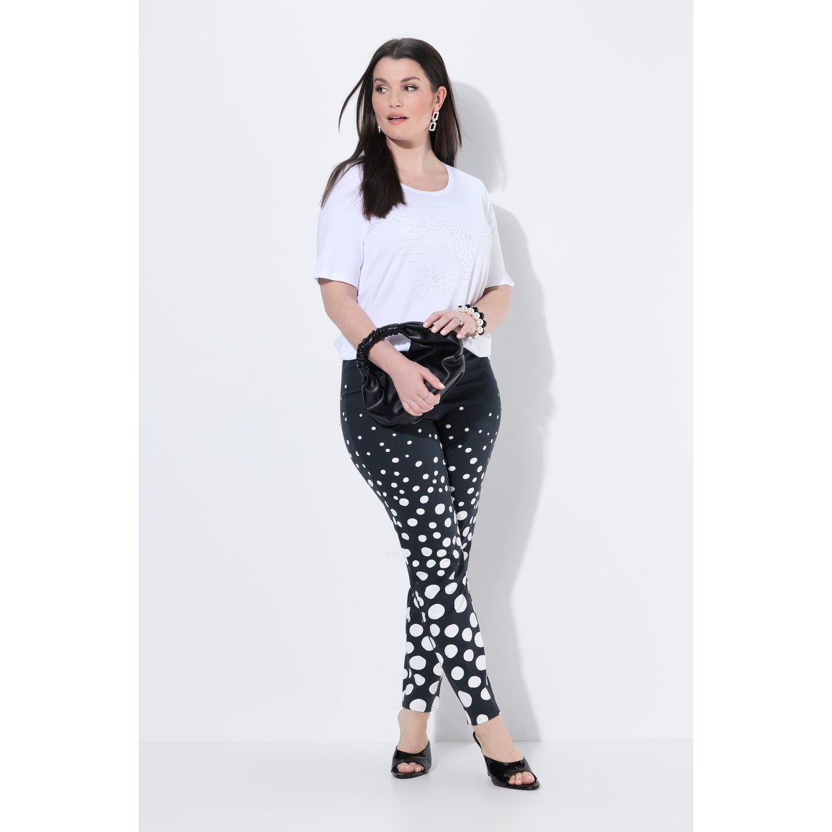 Pantalon à pois noir, ULLA POPKEN