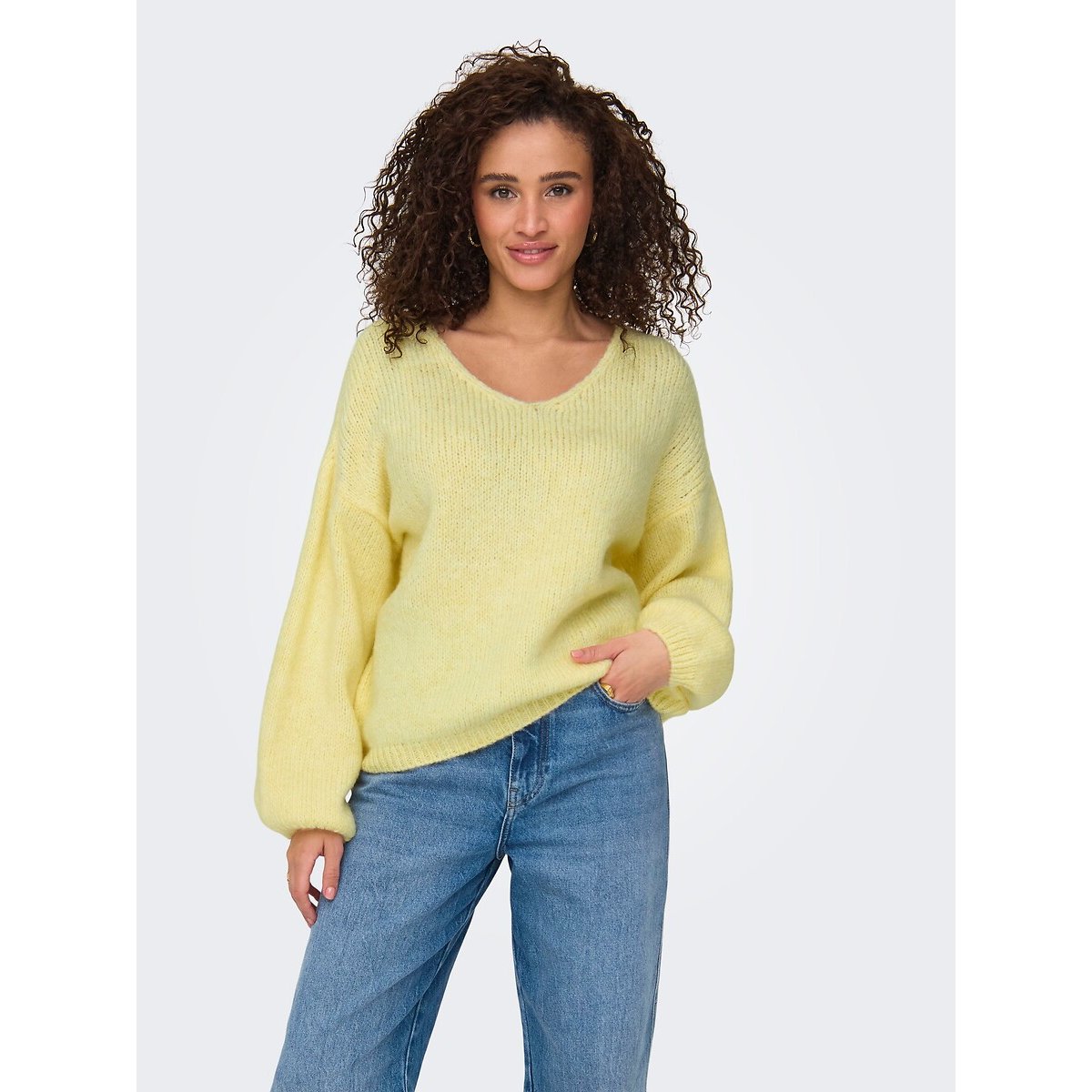 Crew Neck Jumper yellow, JDY