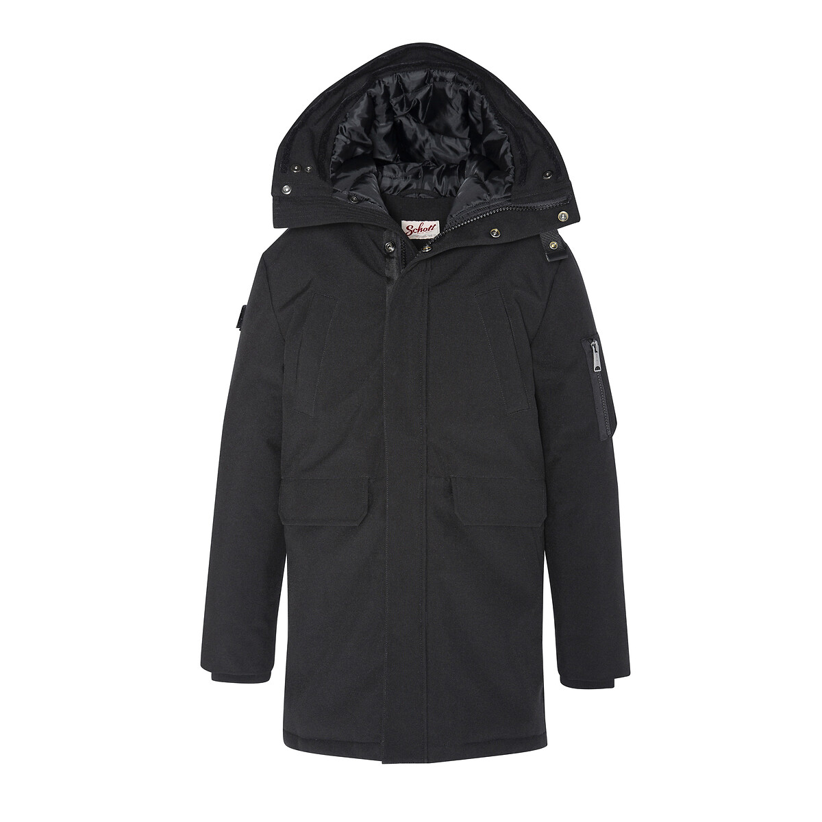 Parka à capuche 10-16 ans noir, SCHOTT