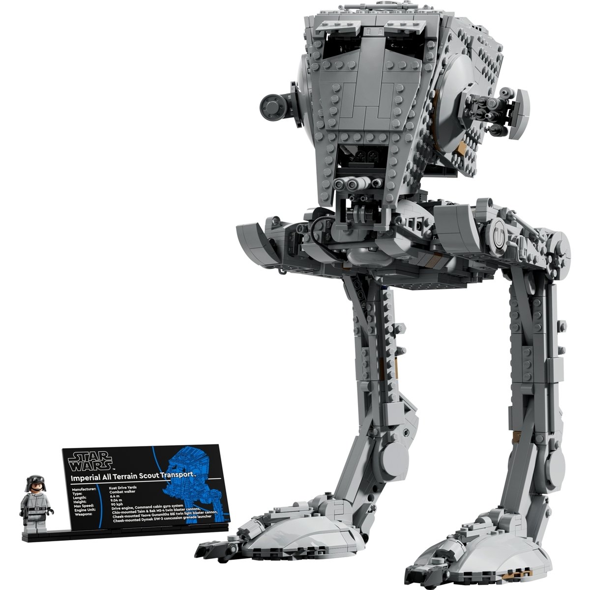 LEGO Star Wars - Le marcheur AT-ST UCS - 75417 gris, LEGO