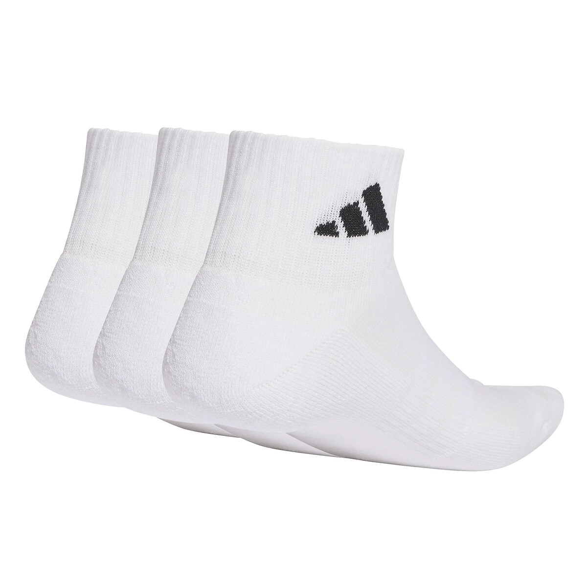 Pack of 3 Pairs of Unisex Mid-Calf Socks white, adidas Performance