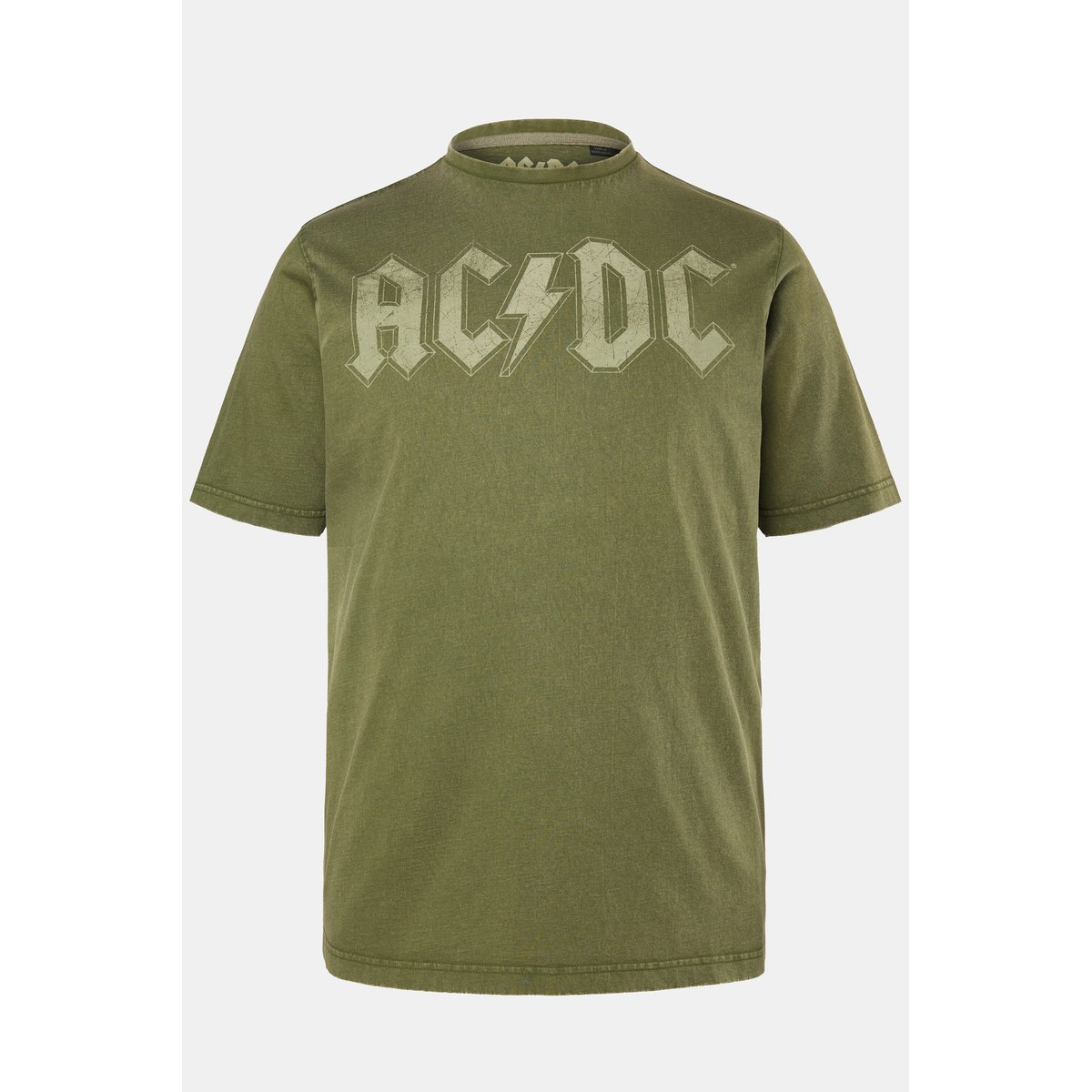 T-shirt, imprimé groupe AC/DC kaki foncé, JP1880