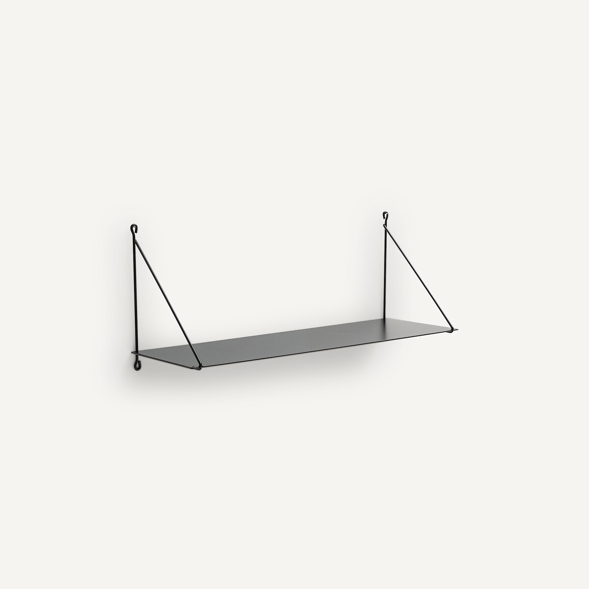 Etagère murale métal acier L60 cm, Spirollo noir, AM.PM