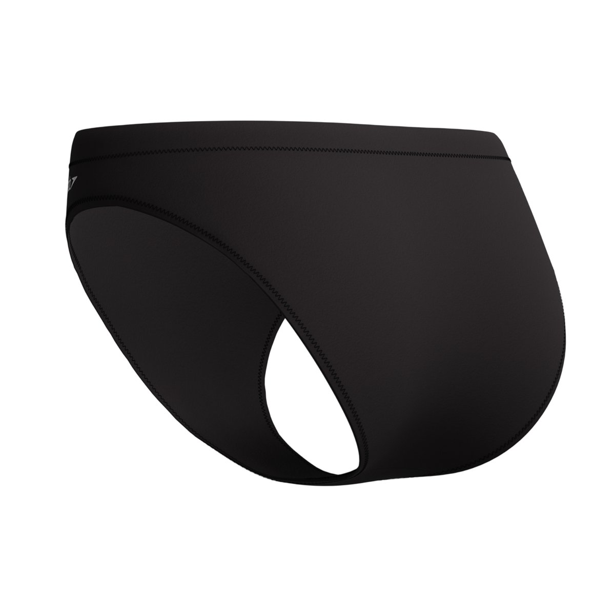 Bas de maillot de bain à taille élastiquée motif/style uni noir, SPEEDO