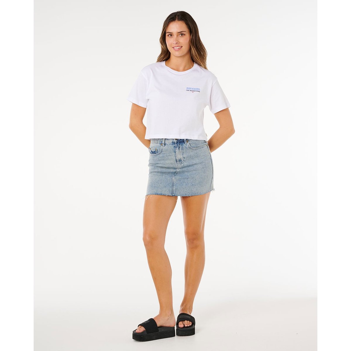 T-shirt Hayley O court blanc optique, RIP CURL