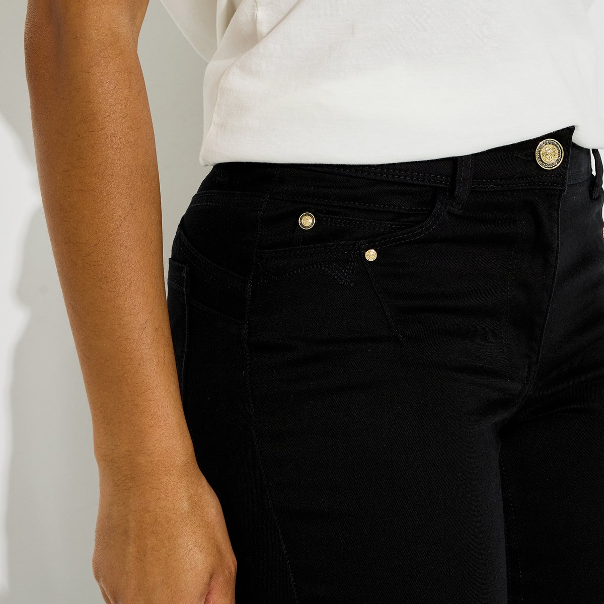 Jean slim RIO P01 noir, GRAIN DE MALICE