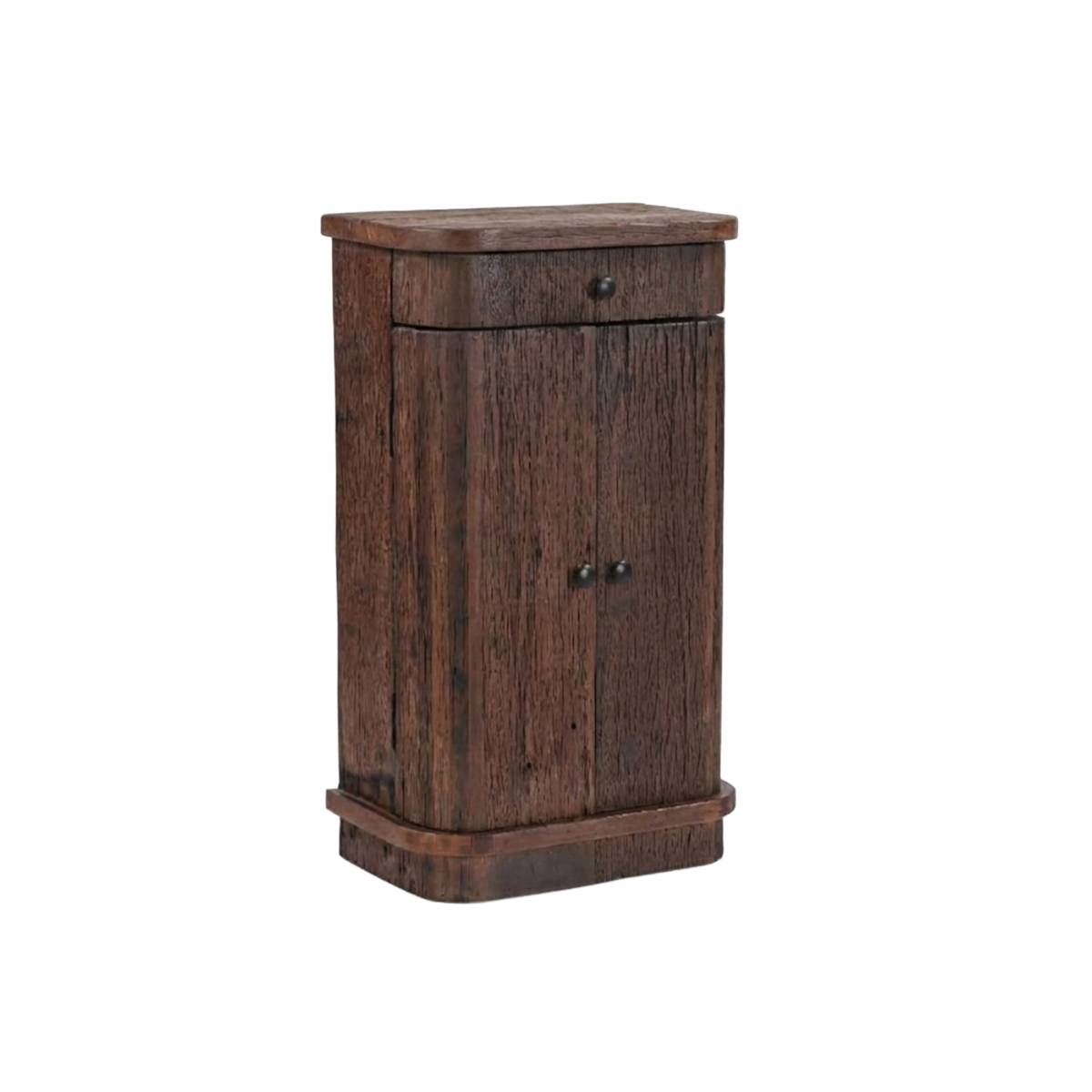 Chiffonnier en bois recyclé CAPUCINE bois foncé, MADE IN MEUBLES