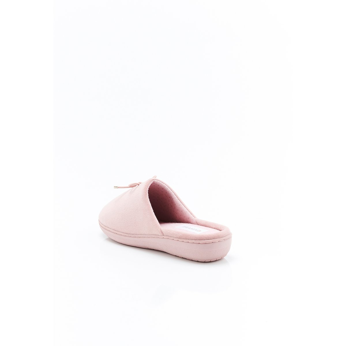 Mules emboîtantes en velours vieux rose, DAMART