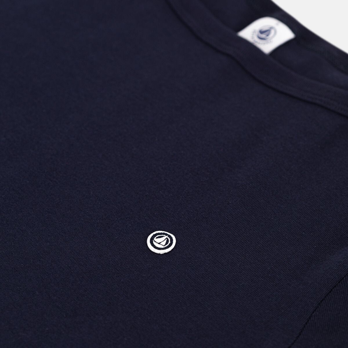 T-shirt col bateau marine, PETIT BATEAU