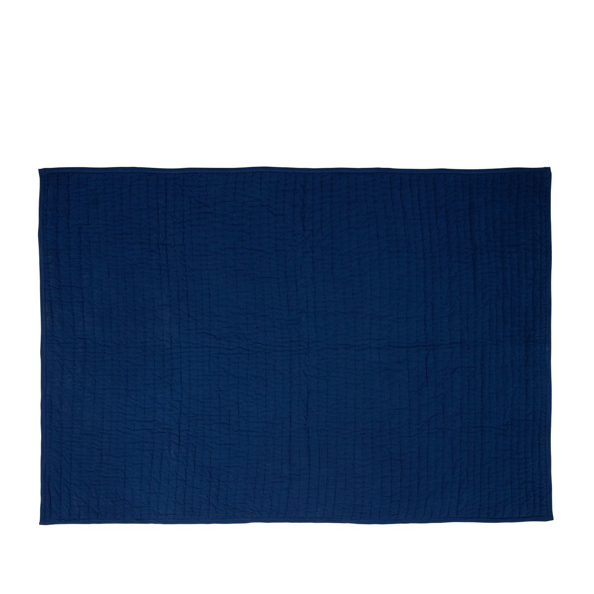 Plaid en coton PAVILION bleu/ multicoloré, HUBSCH