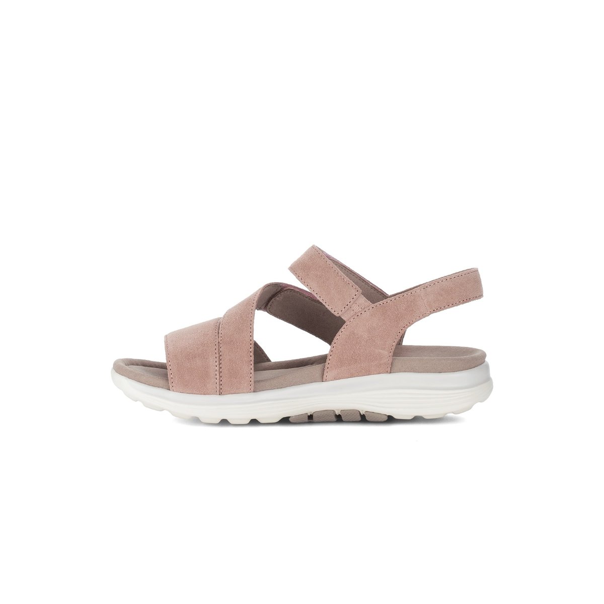 Sandales en cuir à talon compensé rose, GABOR