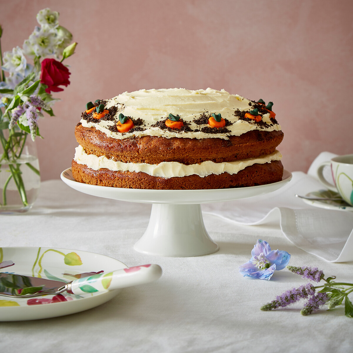 Water Garden Footed Cake Stand multi-coloured, PORTMEIRION