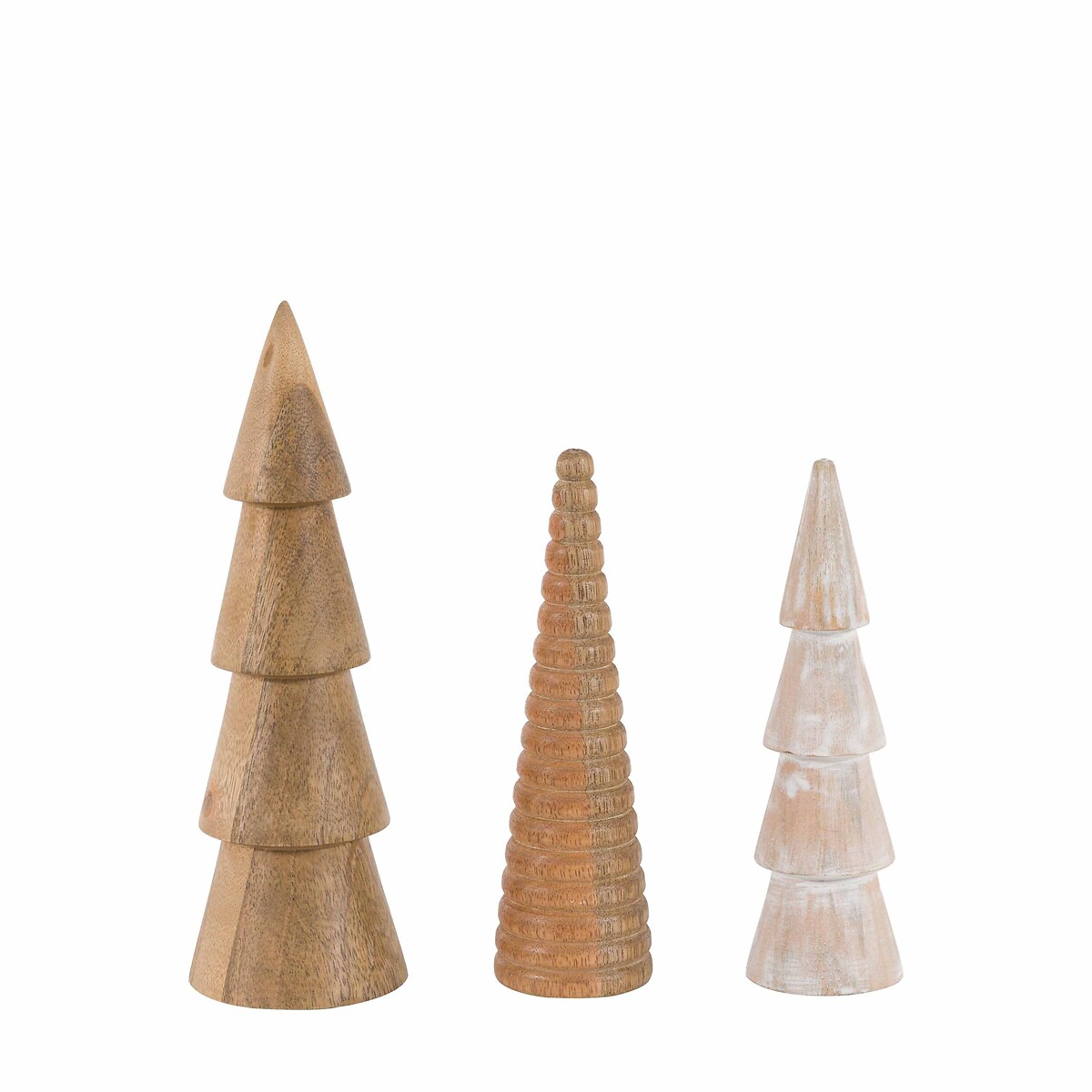 Set of 3 Woodland Tree Ornaments brown , ÉDITÉ
