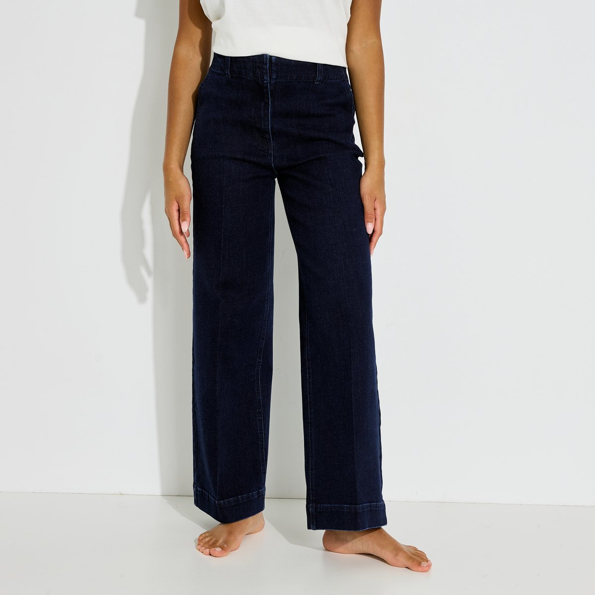 Jean flare PALMA F.02 bleu brut, GRAIN DE MALICE