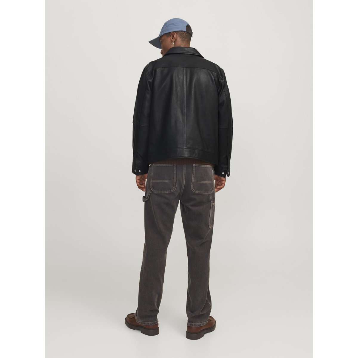 Veste En Cuir black, JACK & JONES