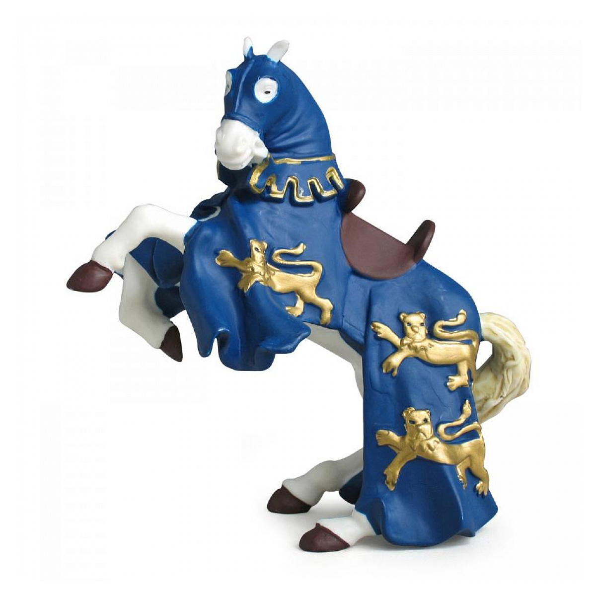 Figurine Cheval du roi Richard bleu, PAPO
