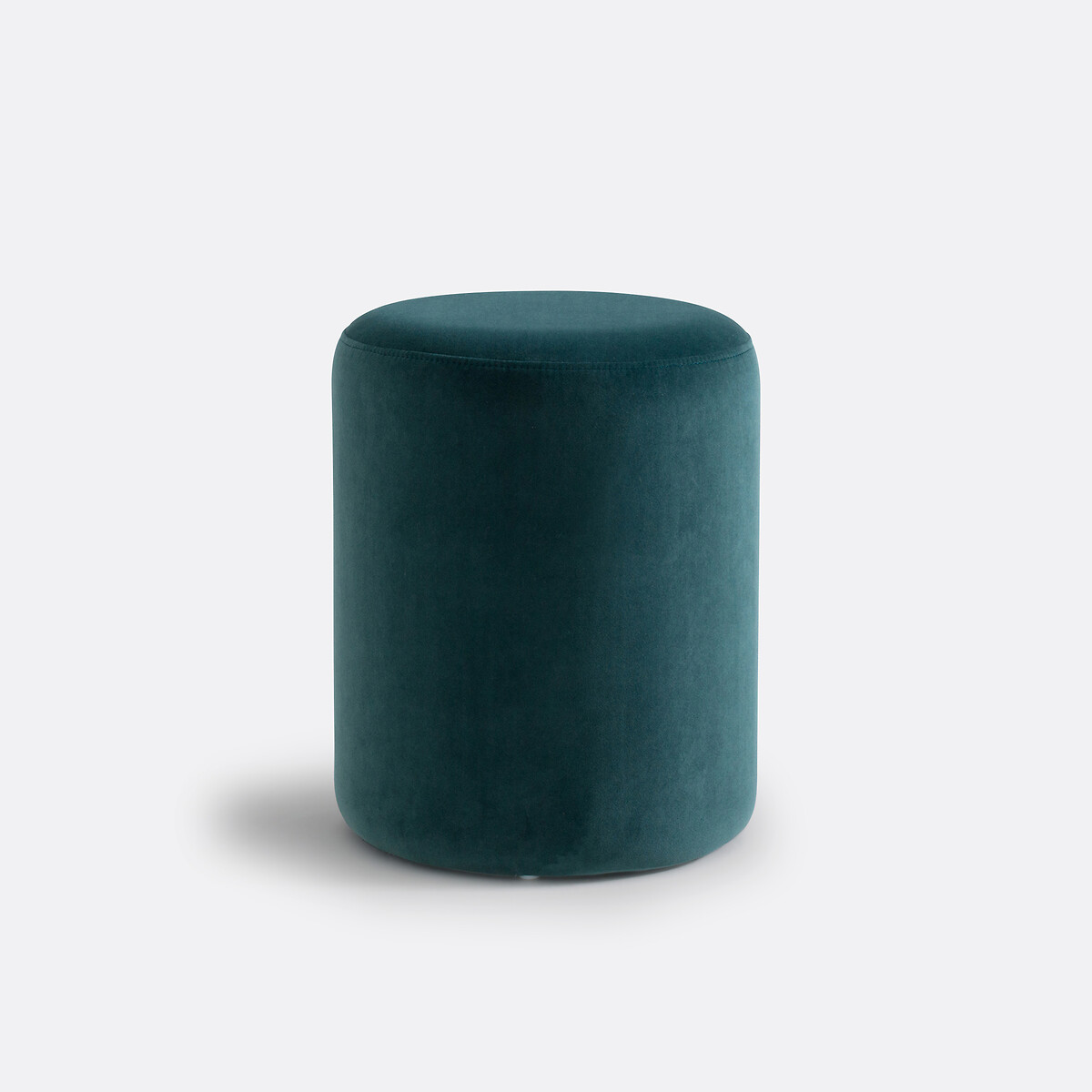 Pouf velours, Polina vert canard, LA REDOUTE INTERIEURS