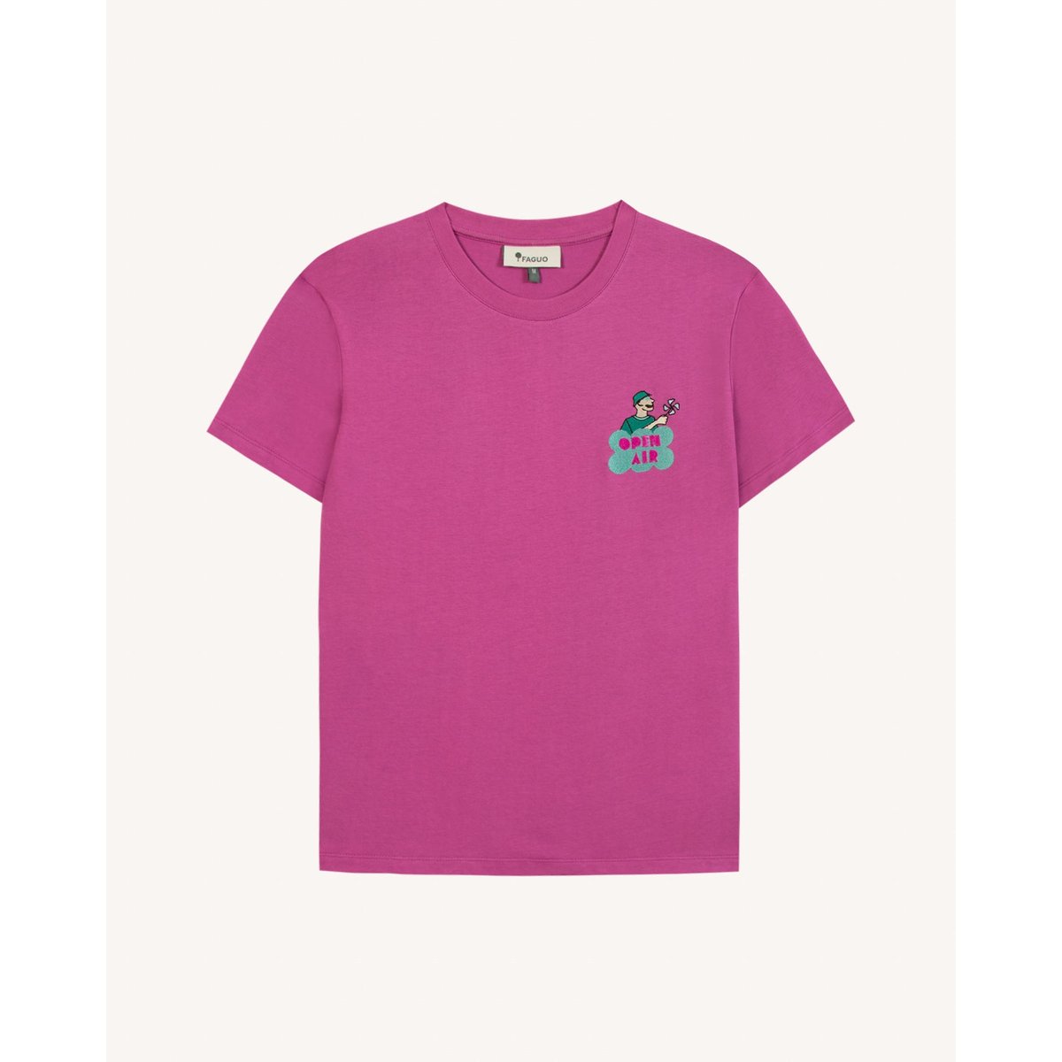 T-shirt ARCY fushia, FAGUO