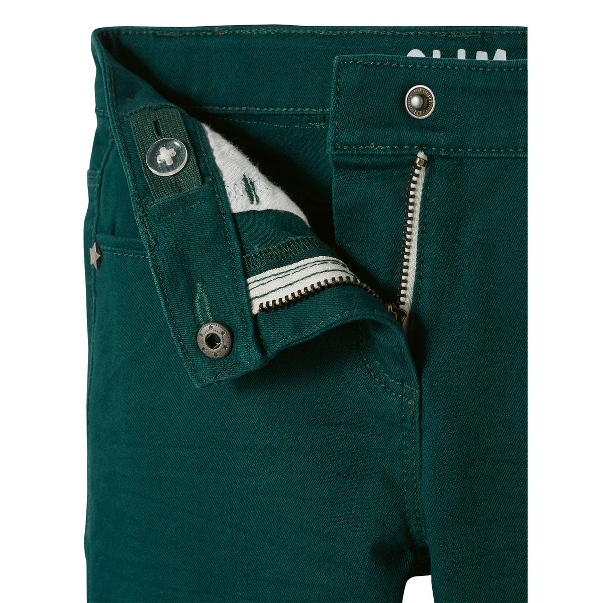 Pantalon slim Morphologik tour de hanches LARGE vert, VERTBAUDET