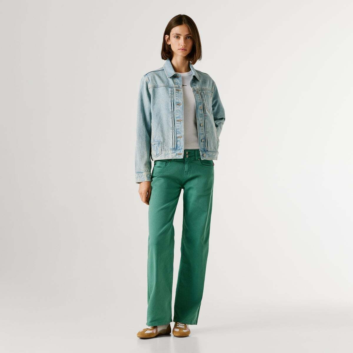 Veste Coupe Regular En Denim javel vintage, PEPE JEANS